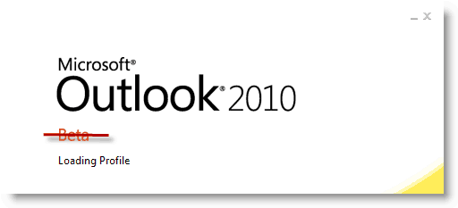 आउटलुक 2010 लॉन्च की तारीख