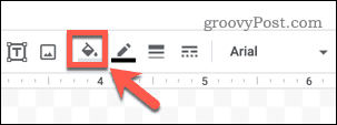 Google डॉक्स में आकार भरण रंग चुनना