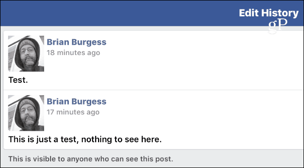 फेसबुक टिप: पता करें कि क्या कोई पोस्ट संपादित किया गया था और इतिहास देखें