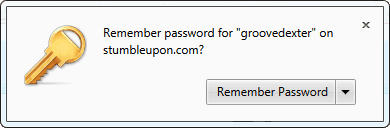 फ़ायरफ़ॉक्स - वेबसाइटों के लिए पासवर्ड याद नहीं है