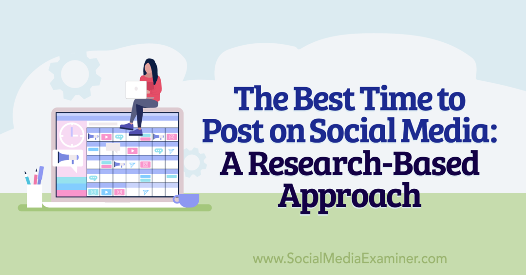 सोशल मीडिया पर पोस्ट करने का सबसे अच्छा समय: एक शोध-आधारित दृष्टिकोण: सोशल मीडिया परीक्षक