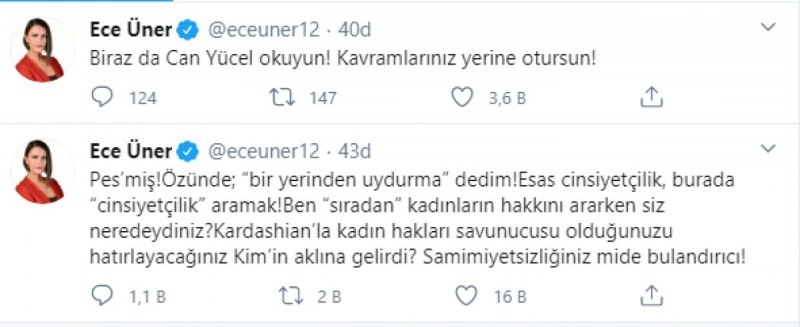 प्रस्तुतकर्ता Ece Thener से Deniz rakır का जवाब!