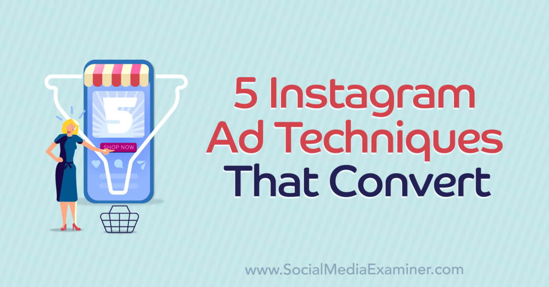 5 Instagram विज्ञापन तकनीकें जो सोशल मीडिया मार्केटिंग पॉडकास्ट पर कोर्टनी टैरंट से अंतर्दृष्टि की विशेषता को परिवर्तित करती हैं।