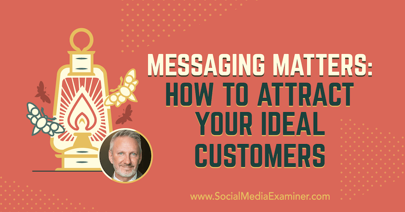मैसेजिंग मैटर्स: सोशल मीडिया मार्केटिंग पॉडकास्ट पर जेफरी शॉ की अंतर्दृष्टि वाले अपने आदर्श ग्राहकों को कैसे आकर्षित करें।