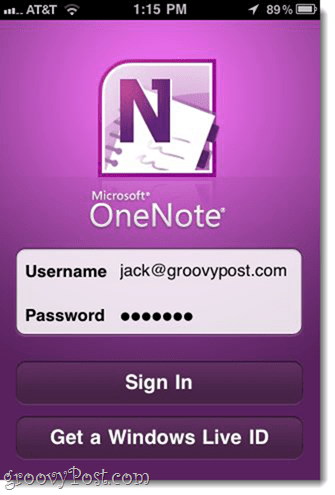 IPhone के लिए OneNote (Microsoft से निःशुल्क)