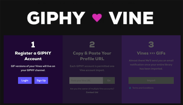 GIPHY ने एक नया GIPHY that Vine टूल रोल आउट किया है जो आपके द्वारा बनाई गई सभी Vines को शायरियों के GIF में बदल सकता है।