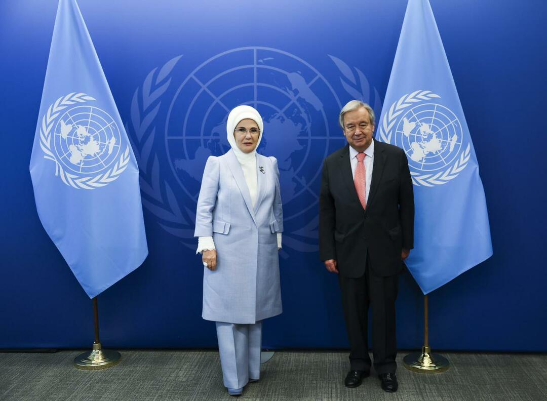 संयुक्त राष्ट्र महासचिव और एमीन एर्दोगन ने सद्भावना के एक बयान पर हस्ताक्षर किए