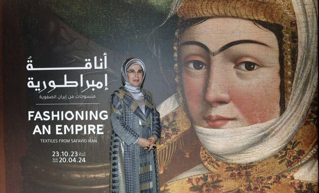 प्रथम महिला एर्दोआन की ओर से कतर इस्लामी कला संग्रहालय का दौरा! "मुझे खुशी हुई"