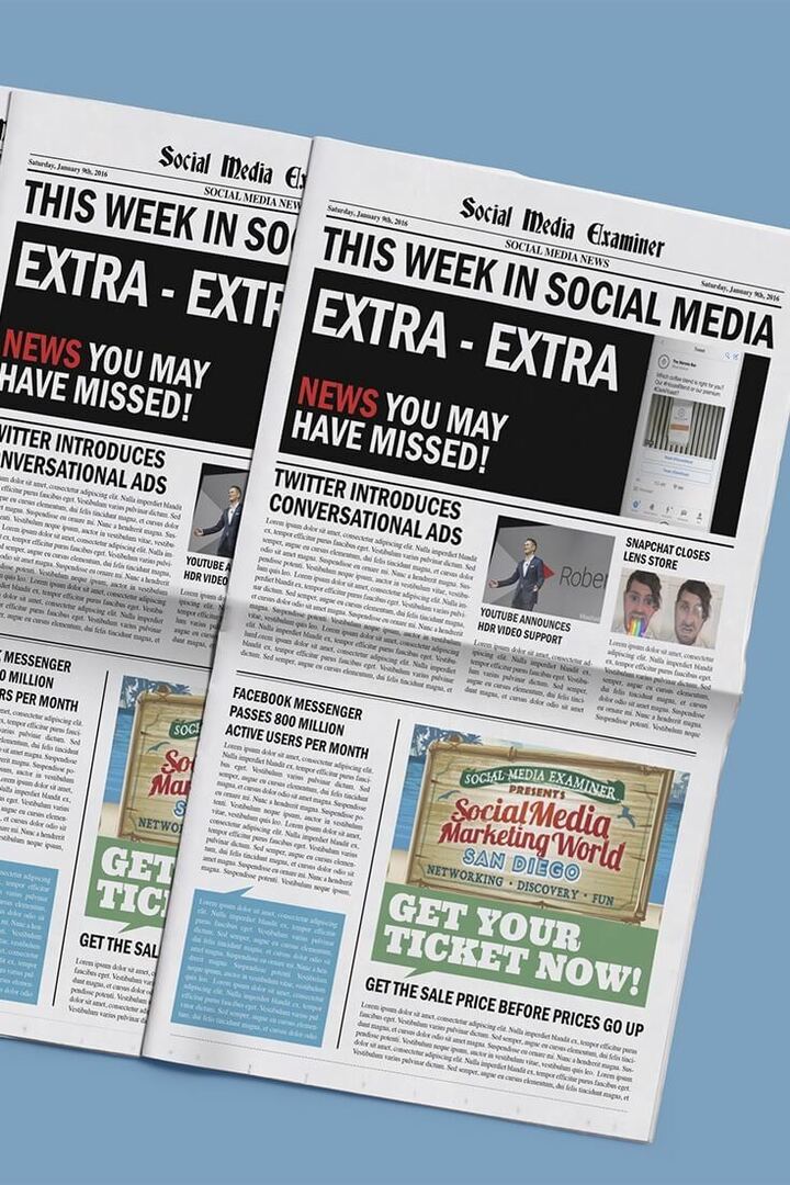 Twitter ने संवादी विज्ञापन लॉन्च किया: सोशल मीडिया में यह सप्ताह: सोशल मीडिया परीक्षक