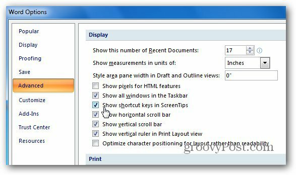 Microsoft Word में स्क्रीनकट में शॉर्टकट कुंजी कैसे प्रदर्शित करें [क्विक टिप]