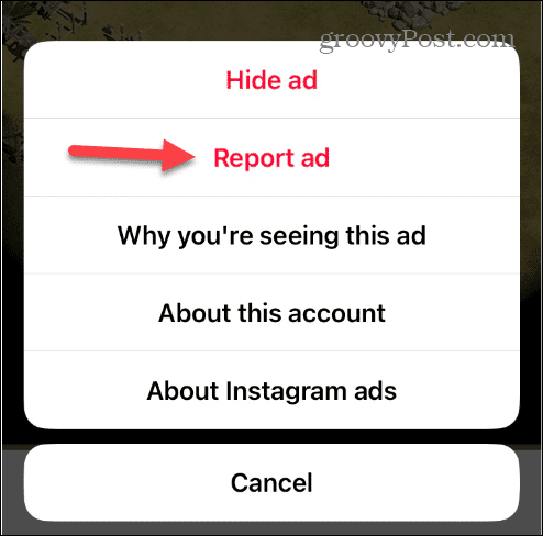 Instagram पर लक्षित विज्ञापनों को बंद करें