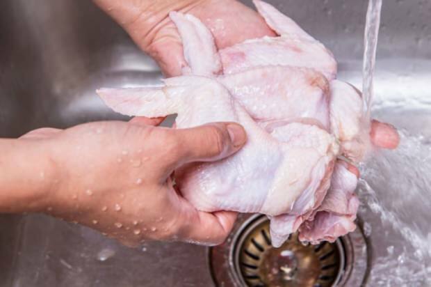 चिकन को कैसे साफ किया जाना चाहिए?