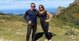 कोर्हान सायगिनर ने अपनी पत्नी ज़ुहल टोपाल को शीर्ष पर पहुँचाया! 1700 मीटर पर लव फोटो...
