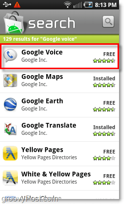 मोबाइल Android बाजार Google आवाज