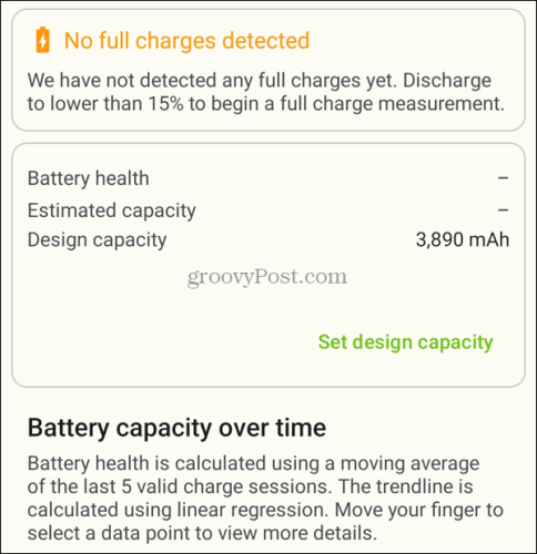 एंड्रॉइड AccuBattery ऐप पर बैटरी स्वास्थ्य की जांच करें
