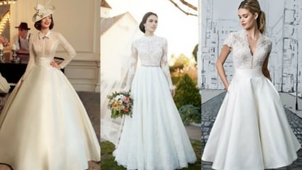 विंटेज शादी की पोशाक फैशन