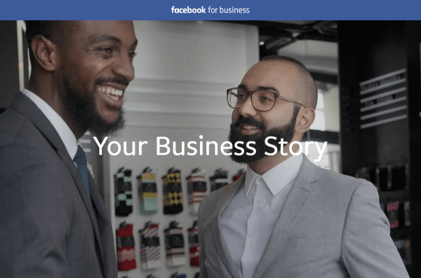 फेसबुक आपकी व्यवसायिक कहानी