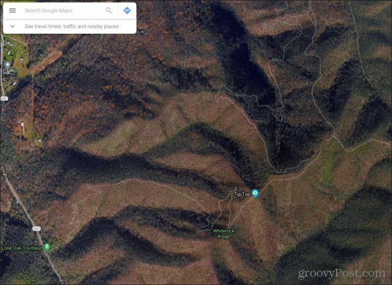 गूगल मैप्स उपग्रह दृश्य