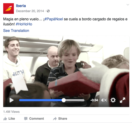 इबेरिया एयरलाइंस का यह वीडियो अभियान छुट्टियों की भावना से जोड़ता है।