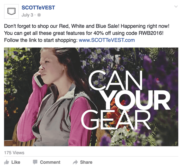 scottevest facebook वीडियो विज्ञापन