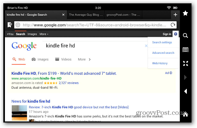 गूगल-खोज-Kindle-आग-HD