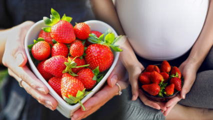 क्या गर्भावस्था के दौरान स्ट्रॉबेरी खाने से दाग लगता है? क्या स्ट्रॉबेरी सेक्स गर्भावस्था के दौरान निर्धारित करता है?