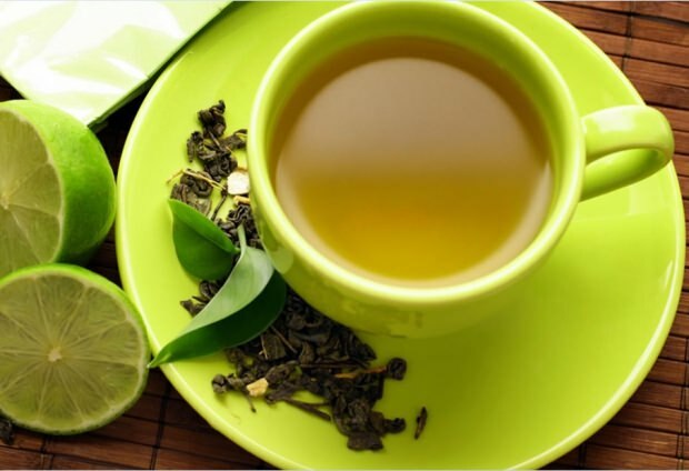 हरी चाय नींबू सोडा इलाज