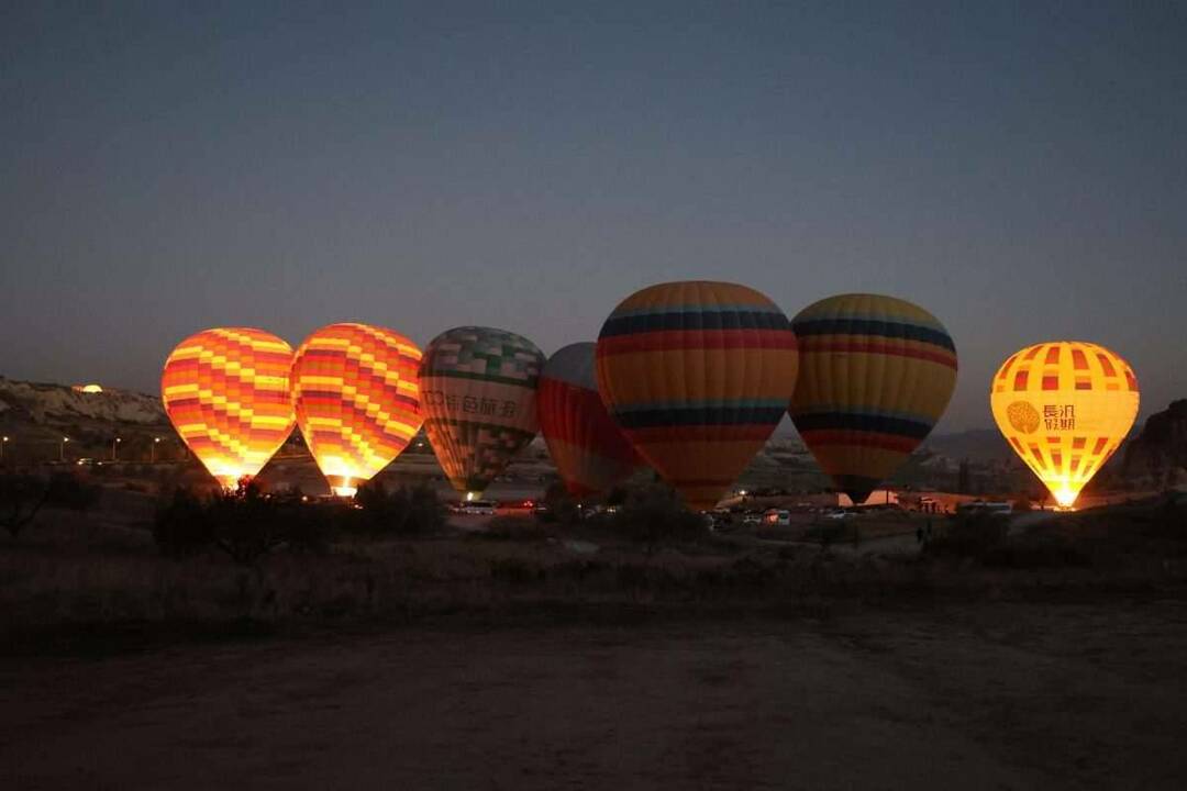 550 हजार पर्यटकों ने आसमान से कप्पाडोसिया को देखा