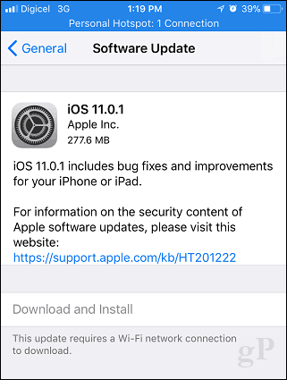 Apple iOS 11.0.1 जारी किया गया और अब आपको अपग्रेड करना चाहिए