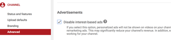 अपने चैनल पर प्रतियोगियों द्वारा विशिष्ट वीडियो प्लेसमेंट को रोकने के लिए एक YouTube विज्ञापन अभियान, चरण 36, विकल्प कैसे सेट करें