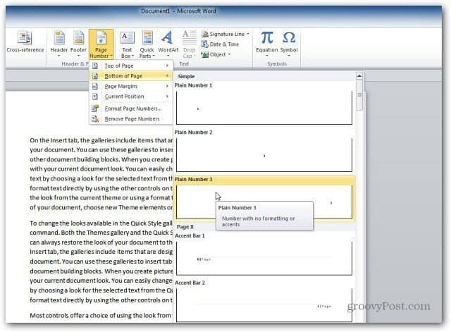 Microsoft Word दस्तावेज़ों में पेज नंबर कैसे जोड़ें