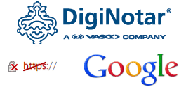 Google धोखाधड़ी करने वाला DigiNotar सिक्योर सॉकेट लेयर सर्टिफिकेट