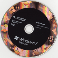 विंडोज़ 7 इंस्टॉलेशन डिस्क या आईएसओ
