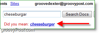 फिर कभी चीज़बर्गर को भ्रमित न करें! Google डॉक्स में वर्तनी के सुझाव हैं 