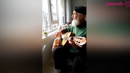 दादाजी गिटार के साथ 'आह झूठ दुनिया' खेल रहे हैं और बता रहे हैं!