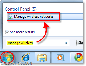 विंडोज़ 7 में वायरलेस नेटवर्क का प्रबंधन