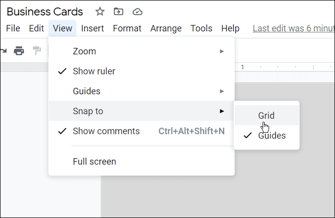 Google डॉक्स पर कार्ड कैसे बनाएं