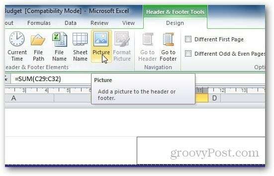 वॉटरमार्क Excel 1