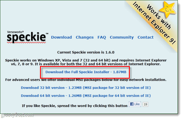 Speckie के साथ Internet Explorer 9 में वर्तनी जाँच जोड़ें