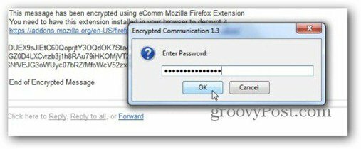 एन्क्रिप्टेड संचार पासवर्ड डिक्रिप्ट