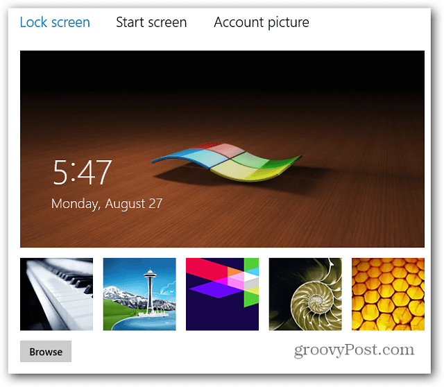 विंडोज 8 लॉक स्क्रीन को कैसे कस्टमाइज़ करें