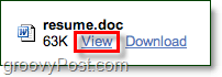 जीमेल में .doc फ़ाइलों को देखें