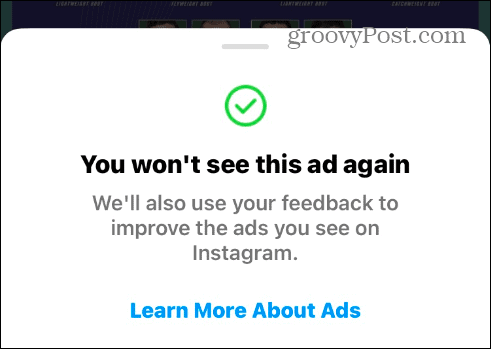Instagram पर लक्षित विज्ञापनों को बंद करें