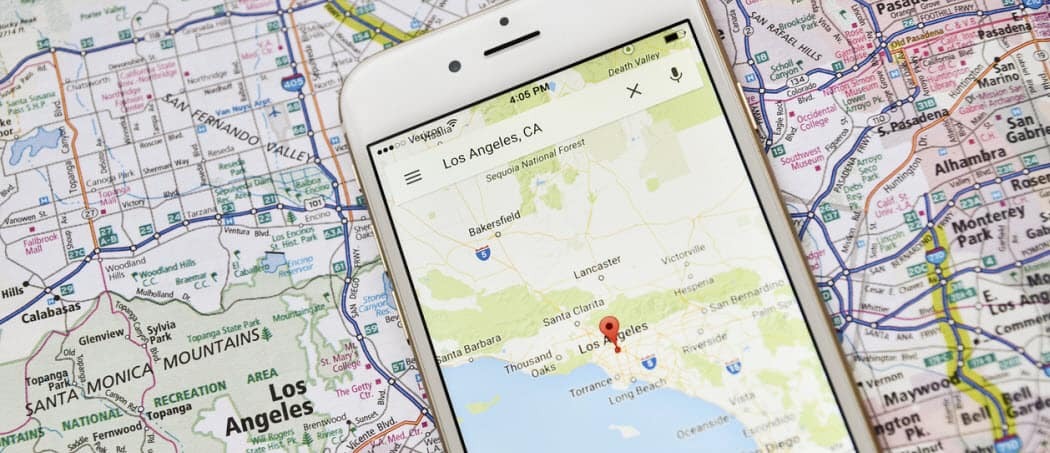 Google मानचित्र में स्थानों के बीच की दूरी को कैसे मापें