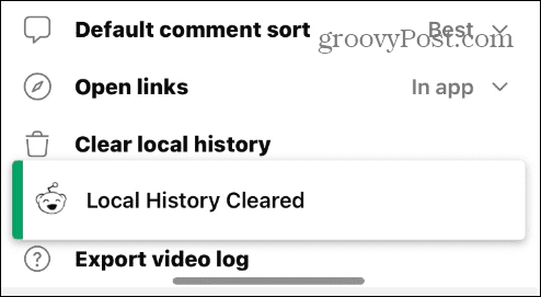 अपना Reddit इतिहास हटाएं