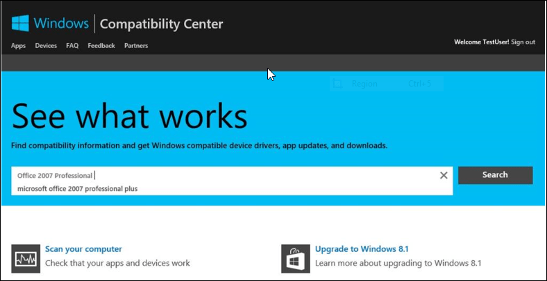 Microsoft ने अपनी Windows संगतता वेबसाइट को मार डाला