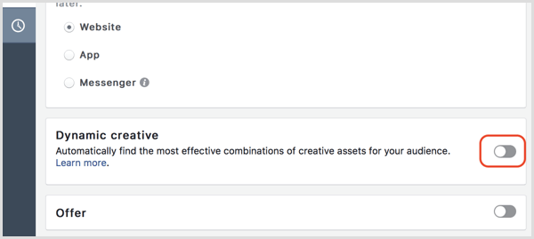 फेसबुक विज्ञापनों को गतिशील रचनात्मक बनाता है