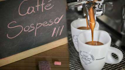 लटकती हुई कॉफी का क्या अर्थ है? कैफ़े सॉपेसो: हैंगिंग कॉफ़ी की परंपरा