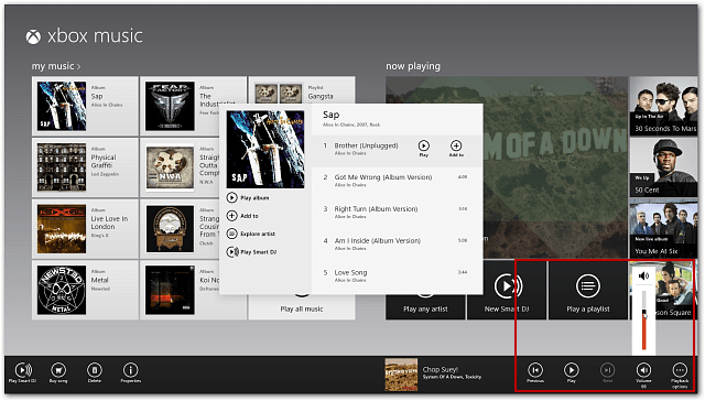 Xbox संगीत अद्यतन