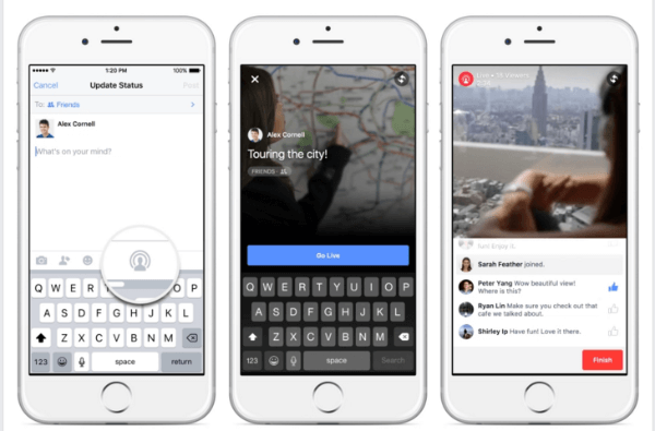 फेसबुक iPhone पर लाइव वीडियो का विस्तार करता है